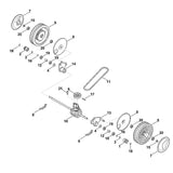 STIHL 6383-640-0100 transmissie compl. positie 10 technische tekening