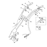STIHL 6227-710-9907 koppelingskabel (achteruit) positie 5 technische tekening