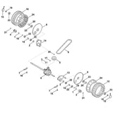 STIHL 6375-700-2501 V-riempoelie compl. positie 5 technische tekening