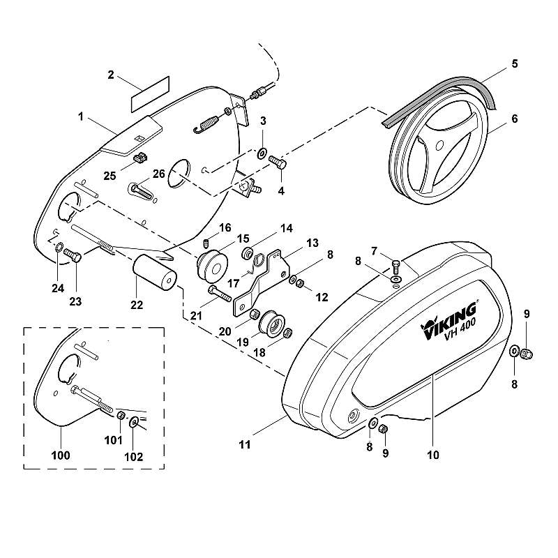 STIHL 9134-381-1740 schroefdraadpen M8x10 positie 16 technische tekening