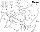 STIHL 6395-700-9420 bovenstuk duwstang positie 1 technische tekening