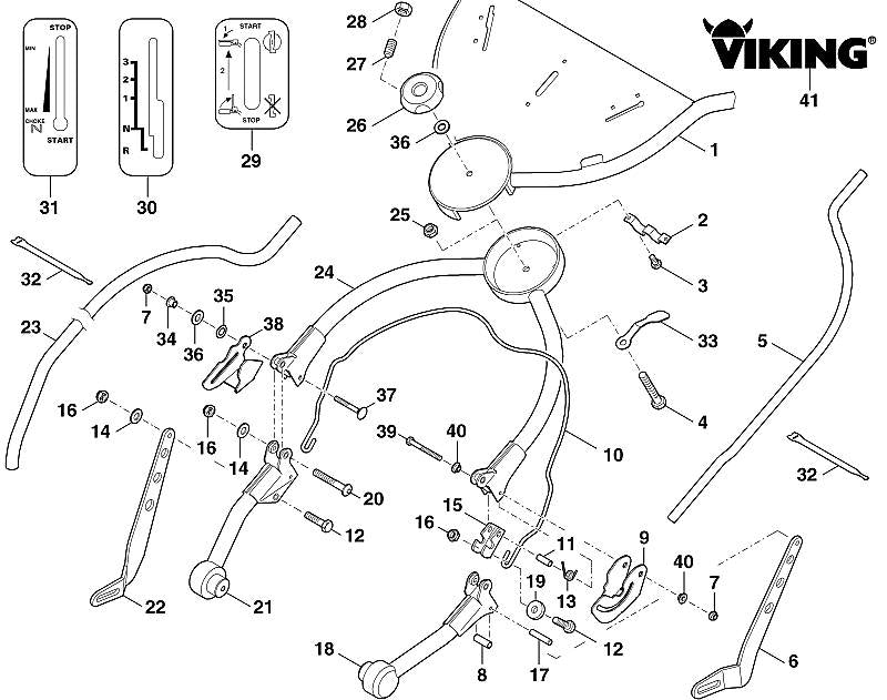 STIHL 6395-766-0510 asbuis ø15x850 positie 23 technische tekening