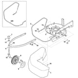STIHL 9794-003-1816 smeernippel positie 19 technische tekening