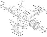 STIHL 6395-763-3005 lagerbus rechts positie 41 technische tekening
