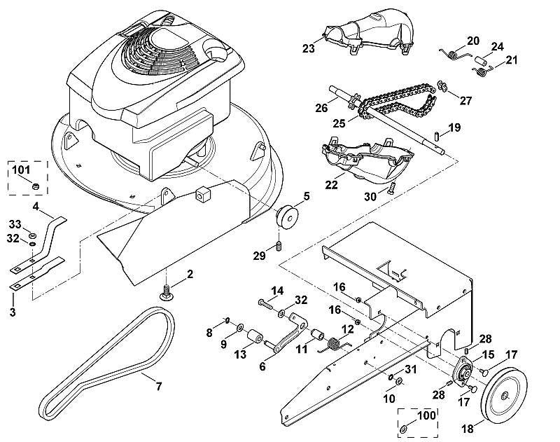 STIHL 6380-708-4500 bladveer positie 12 technische tekening