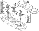 STIHL 9212-260-0900 inbusmoer M6 positie 10 technische tekening