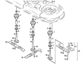 STIHL 9214-320-1105 borgmoer M8 positie 14 technische tekening