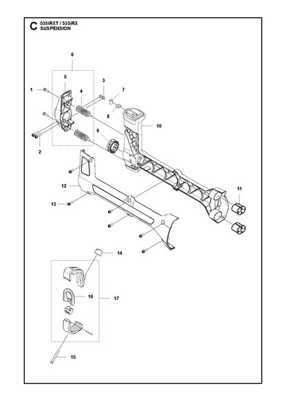 Husqvarna 510208701 onderdelentekening - positie 11