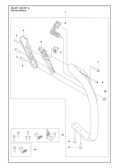 Husqvarna 596296404 onderdelentekening - positie 3