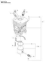 Husqvarna 503424301 onderdelentekening - positie 4