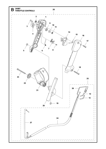 Husqvarna 537226301 onderdelentekening - positie 12