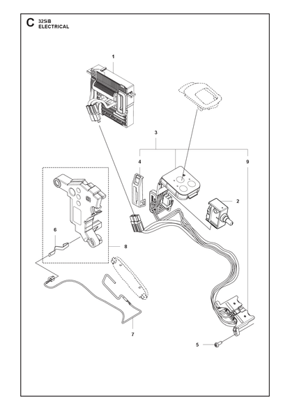 Husqvarna 586492201 onderdelentekening - positie 6