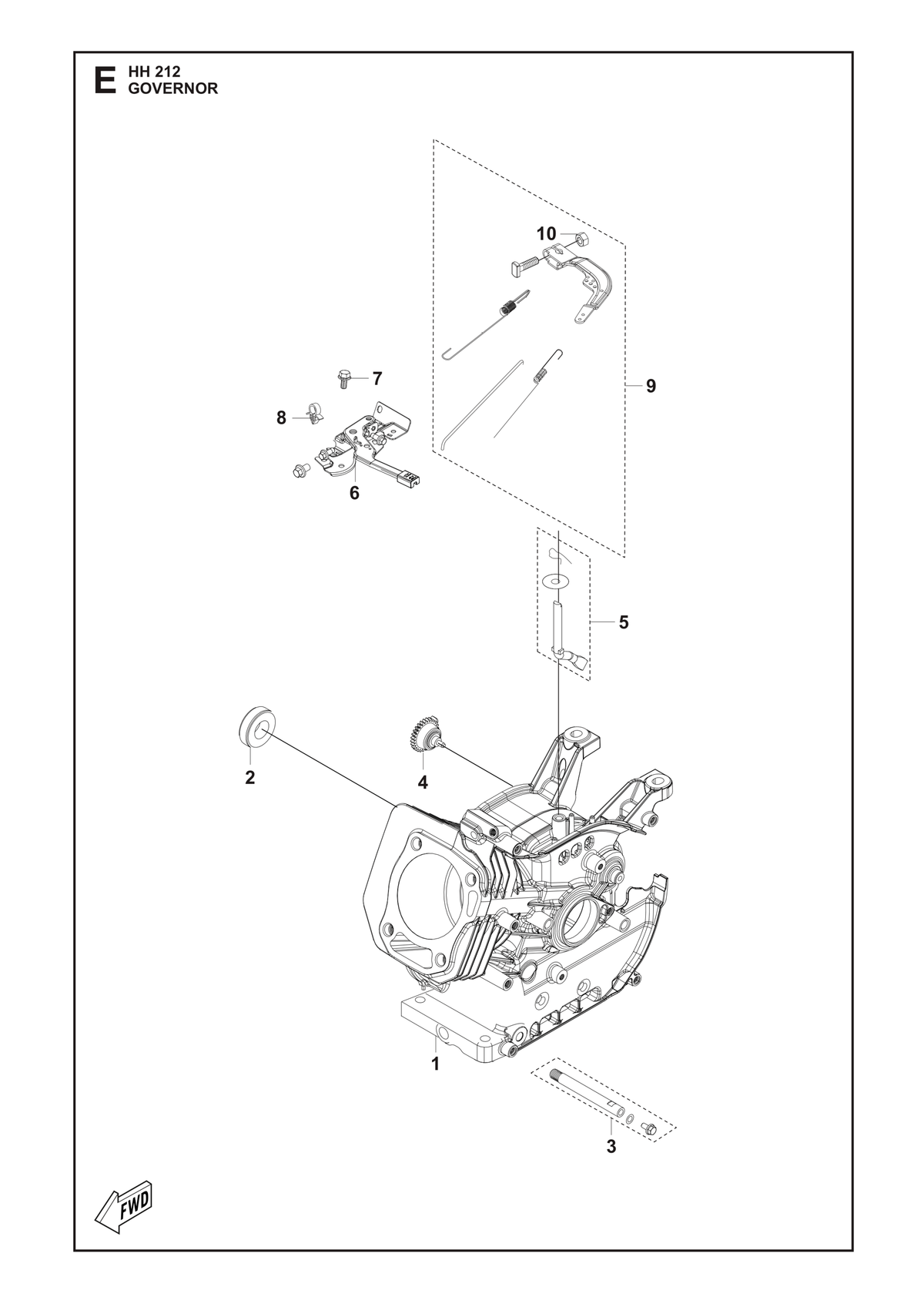 Husqvarna 599349012 onderdelentekening - positie 3
