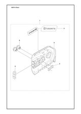 Husqvarna 595023001 onderdelentekening - positie 1