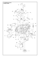 Husqvarna 547158401 onderdelentekening - positie 24