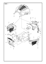 Husqvarna 580276202 onderdelentekening - positie 1