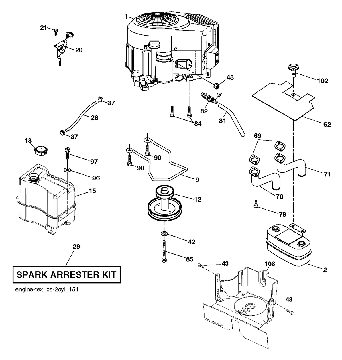 Husqvarna 532183906 onderdelentekening - positie 79