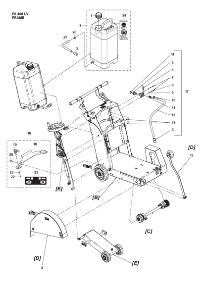 Husqvarna 505213401 onderdelentekening - positie 6