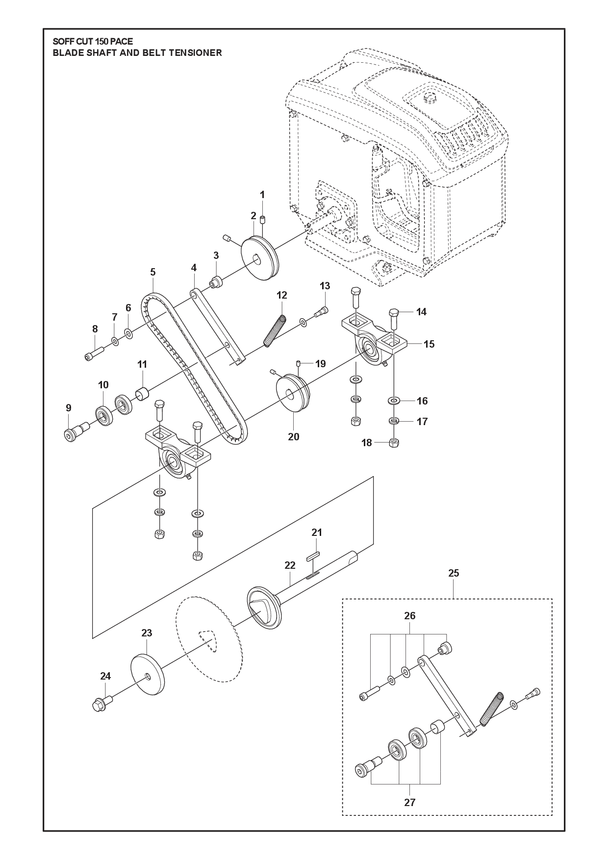 Husqvarna 505634501 onderdelentekening - positie 6