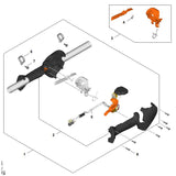 STIHL FA014403024 Kabelboom positie 5 technische tekening