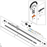 STIHL 0000-711-2503 Huls positie 11 technische tekening