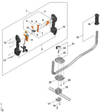 STIHL FA037904800 Klem positie 21 technische tekening