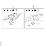 STIHL 4180-716-3100 Onderlegplaat positie 4 technische tekening