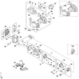 STIHL FA039671500 Typeplaatje FSA 200 positie 24 technische tekening