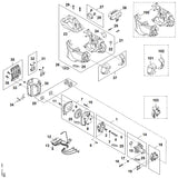 STIHL FA036000821 Carter positie 100 technische tekening