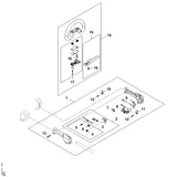 STIHL FA030071320 Set bevestigingsonderdelen positie 3 technische tekening