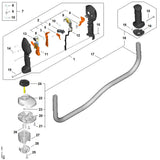 STIHL FA034403002 Kabelboom positie 12 technische tekening