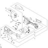 STIHL FA077900600 Handgreepkom positie 2 technische tekening