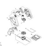 STIHL FA106000800 Carter positie 2 technische tekening