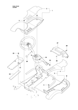 Husqvarna 544895901 onderdelentekening - positie 1
