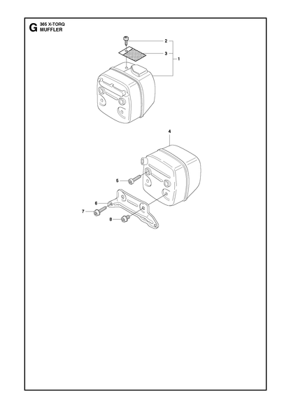 Husqvarna 503766402 onderdelentekening - positie 3