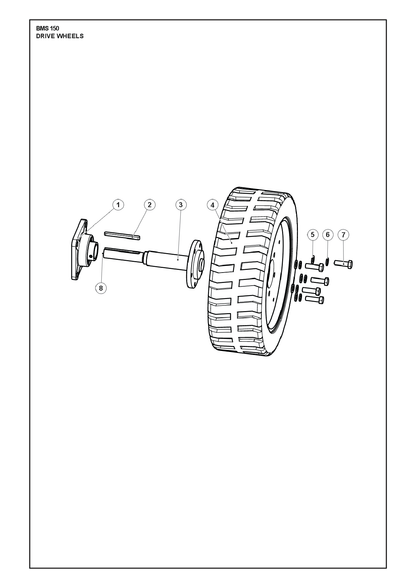Husqvarna 533288701 onderdelentekening - positie 6