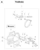 Husqvarna 503751802 onderdelentekening - positie 14