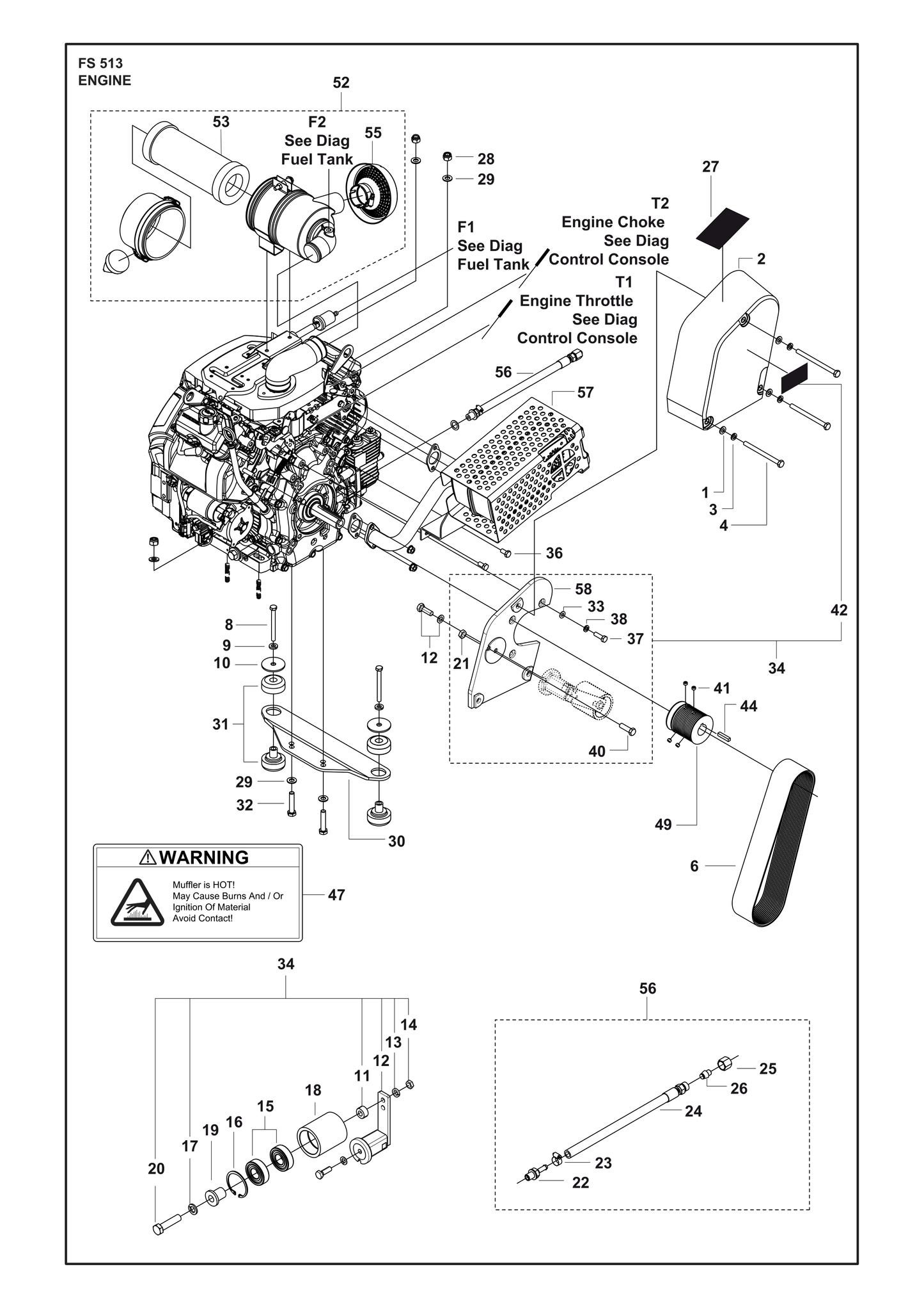 Husqvarna 504736502 onderdelentekening - positie 49