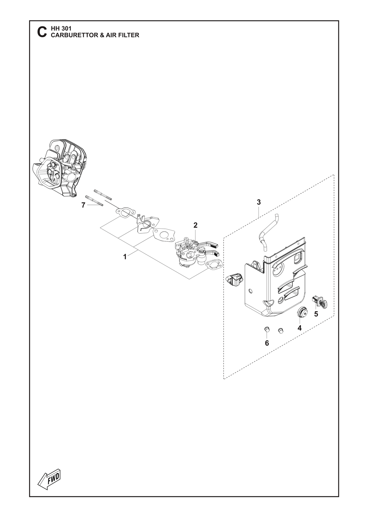 Husqvarna 531146783 onderdelentekening - positie 2