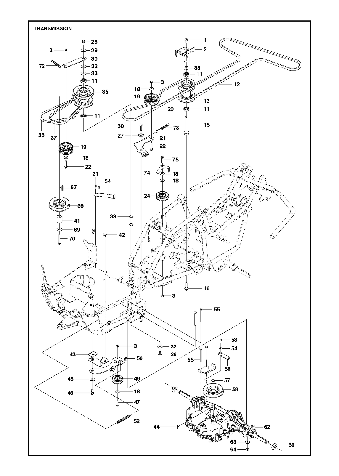 Husqvarna 506793401 onderdelentekening - positie 49