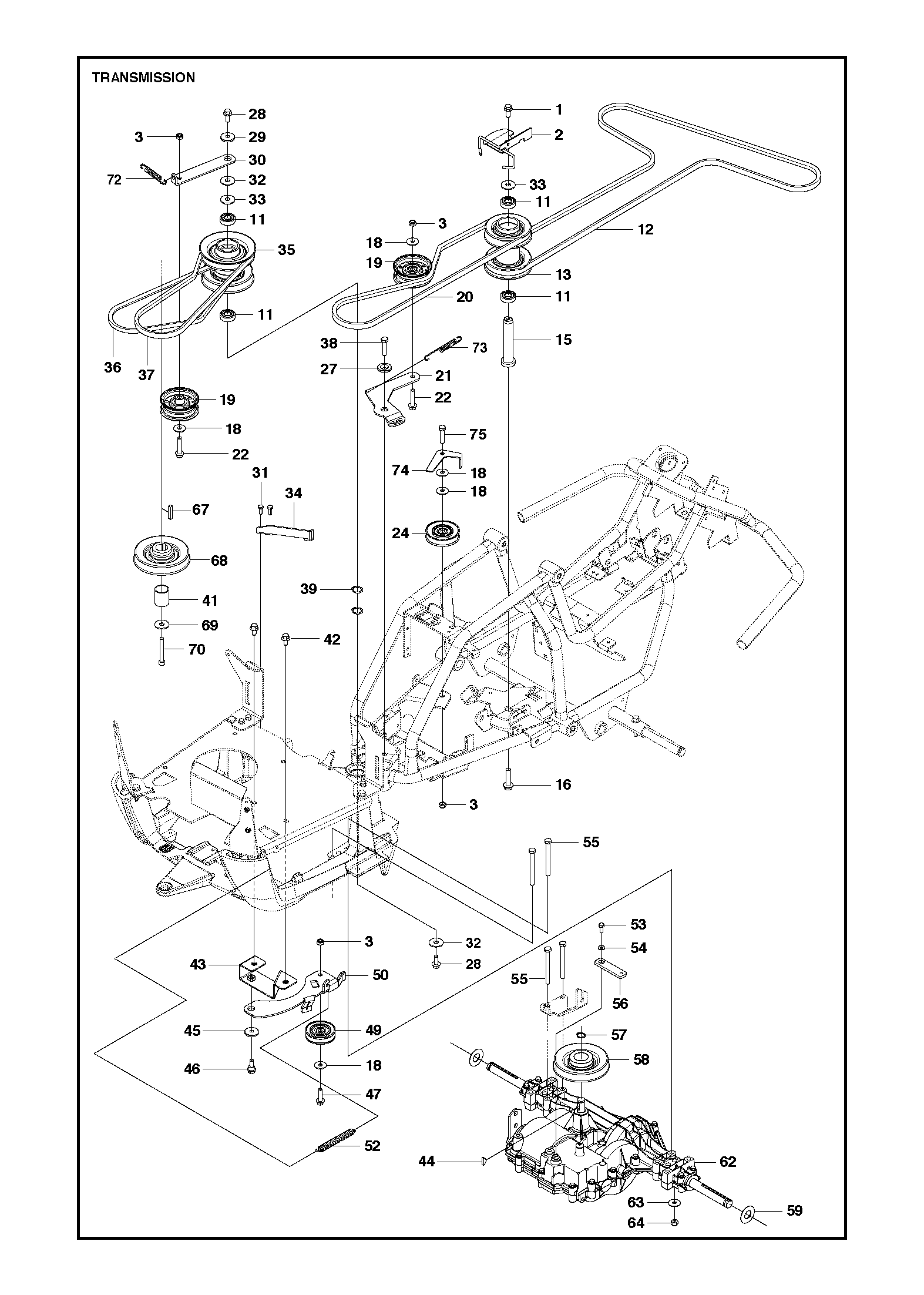 Husqvarna 506793401 onderdelentekening - positie 49
