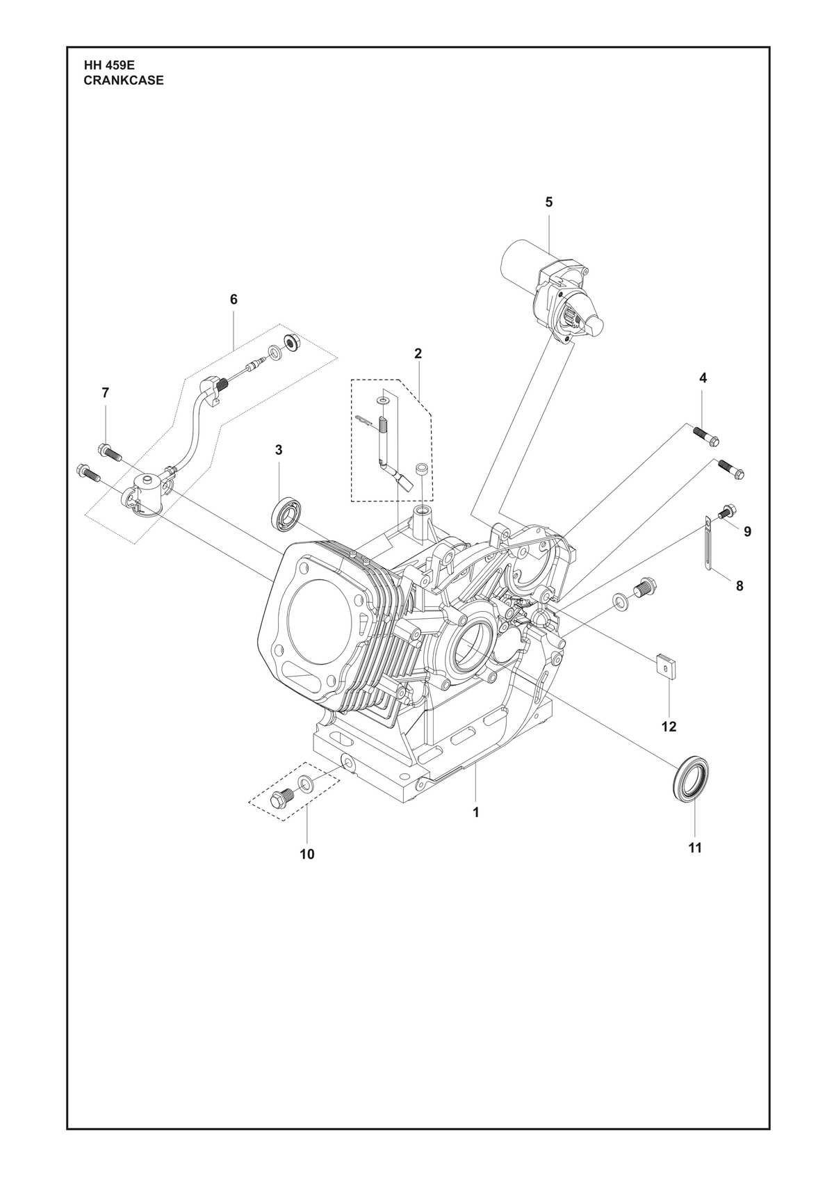 Husqvarna 599348935 onderdelentekening - positie 6