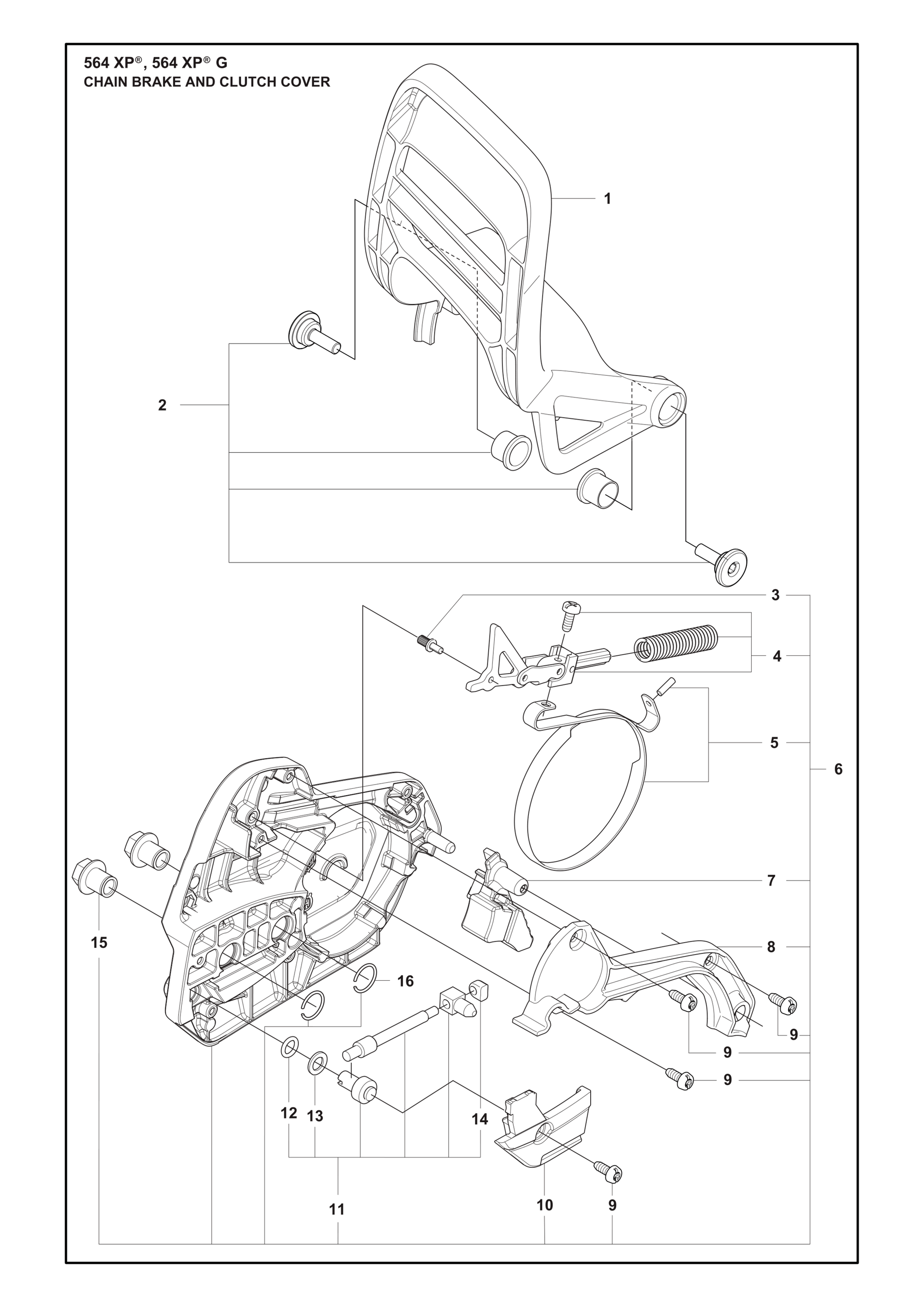 Husqvarna 503751801 onderdelentekening - positie 3