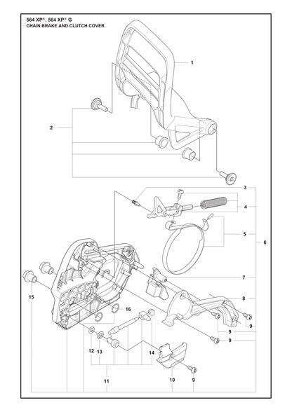Husqvarna 503751801 onderdelentekening - positie 3