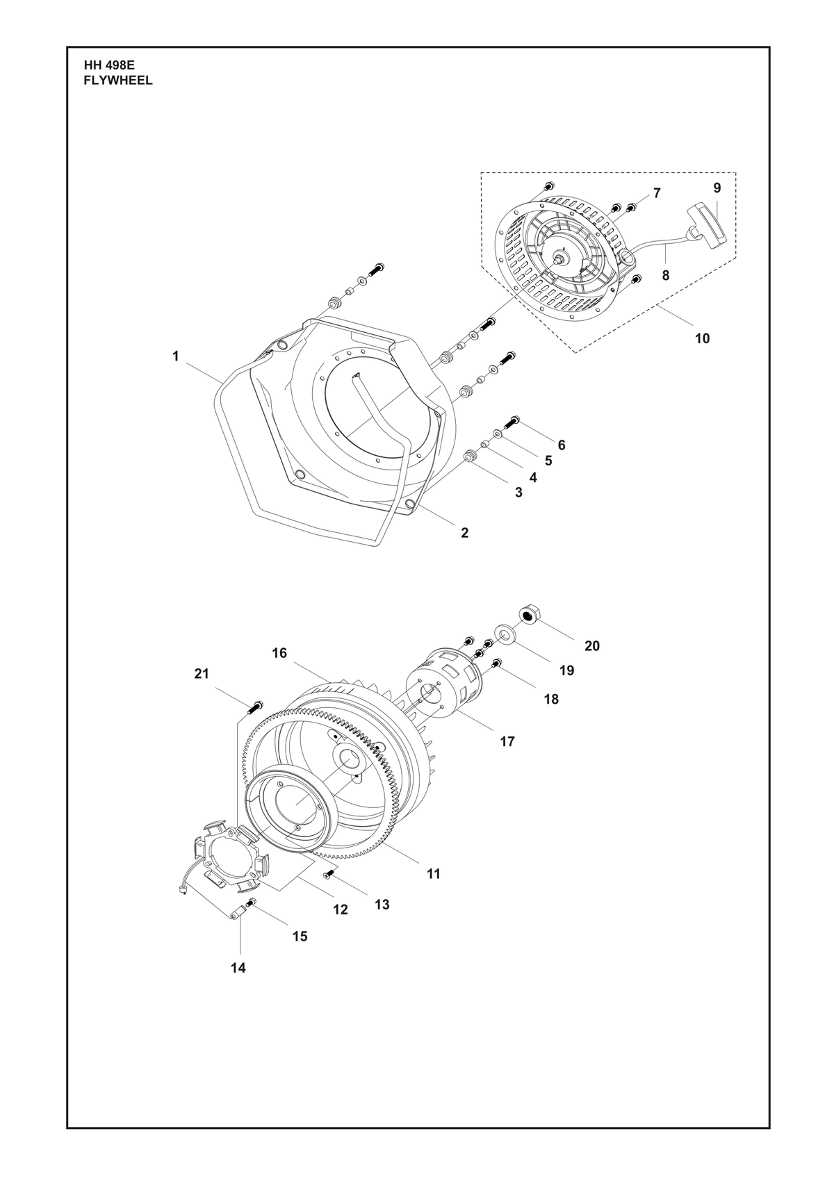 Husqvarna 598684568 onderdelentekening - positie 11