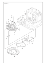 Husqvarna 594960701 onderdelentekening - positie 16