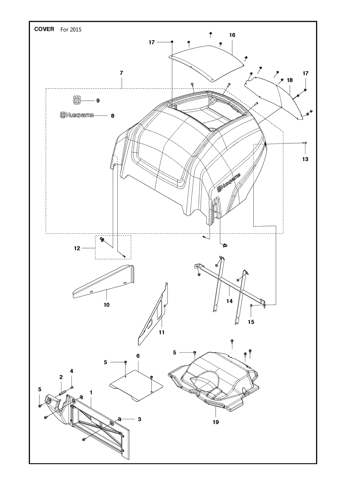Husqvarna 576775901 onderdelentekening - positie 6