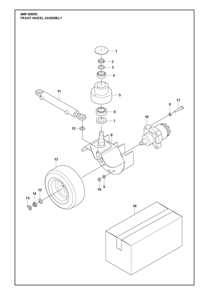 Husqvarna 725254571 onderdelentekening - positie 17