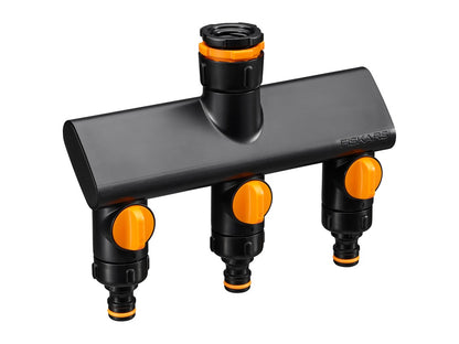 FISKARS Kraankoppeling 3-weg waterverdeler On/Off-keizers.nu