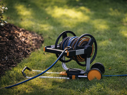 Fiskars Slanghaspel Manueel XL met wielen, incl. tuinslang-keizers.nu